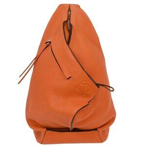 Loewe Orange Leather Anton Sling Body Bag Shoulder Bag 061605 155281